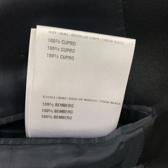 LANVIN Size 38 Black Wool Mohair Shawl Collar Sport Coat - Picture 7 of 10